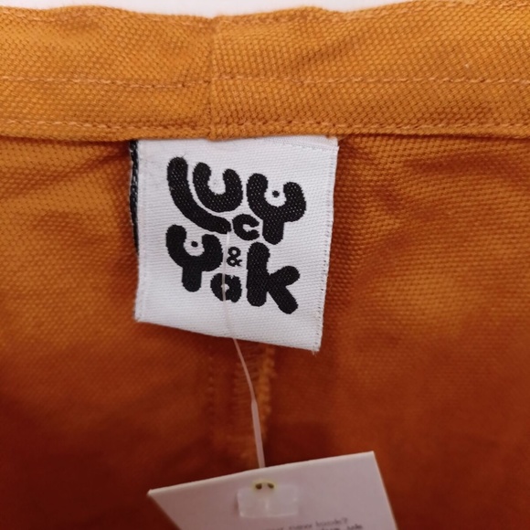 Lucy & Yak Women's Jumpsuit W 32 in Orange 100% Cotton Straight Jumpsuit - Picture 2 of 5